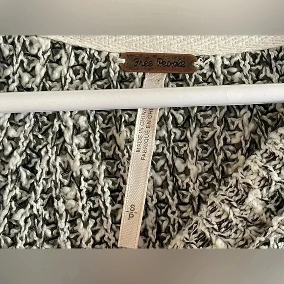 Free People Electric City Linen Blend Marled Pullover Sweater Women's Size S - Picture 4 of 9